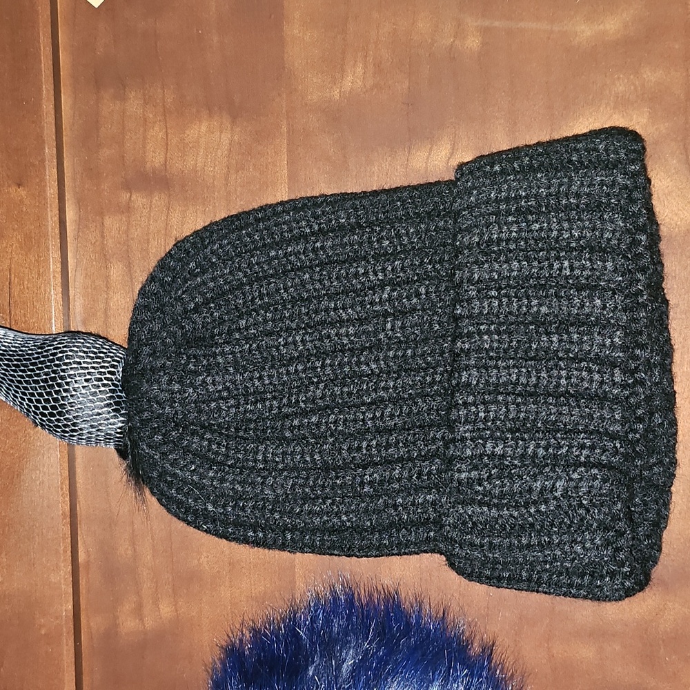 3 UGG Knit Beanie Trio - Navy, Black, Cream - Picture 7 of 14
